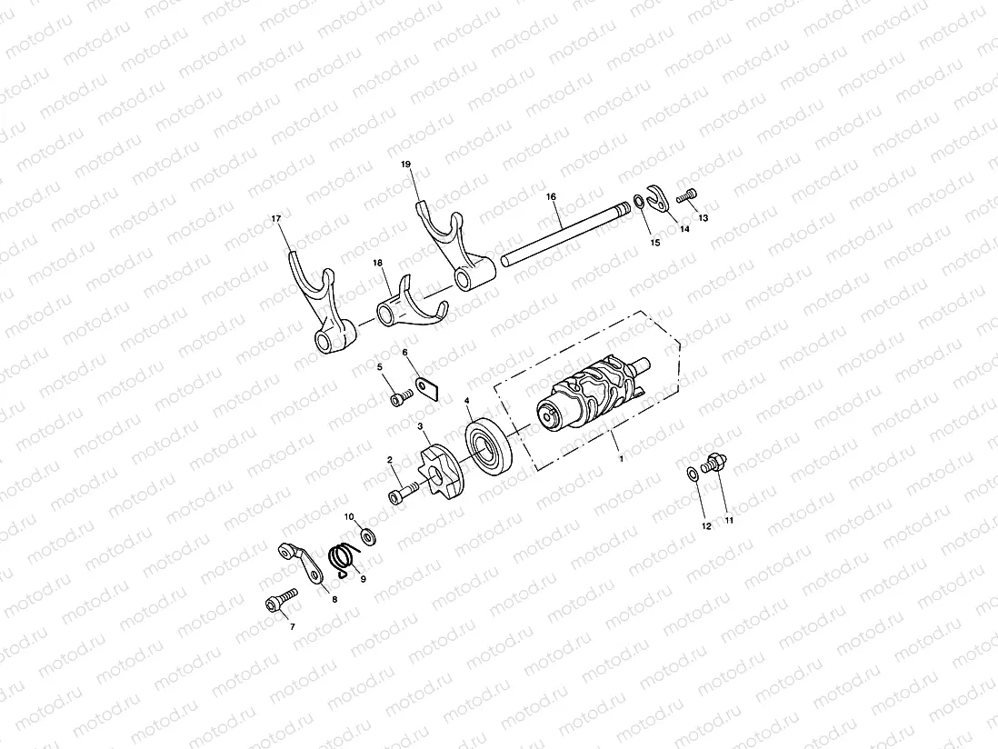 Gear Selector No 340169