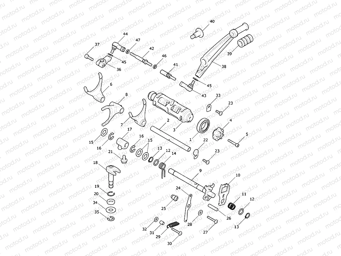 Gear Selector Pedal