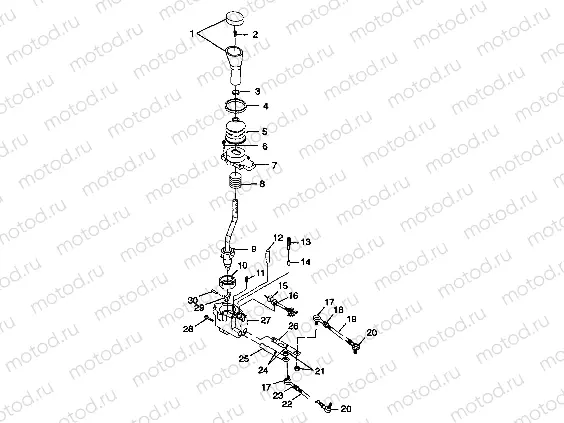 GEAR SELECTOR - S98CH50E(B) (4950135013d005) | GEAR SELECTOR - S98CH50E(B) (4950135013d005)