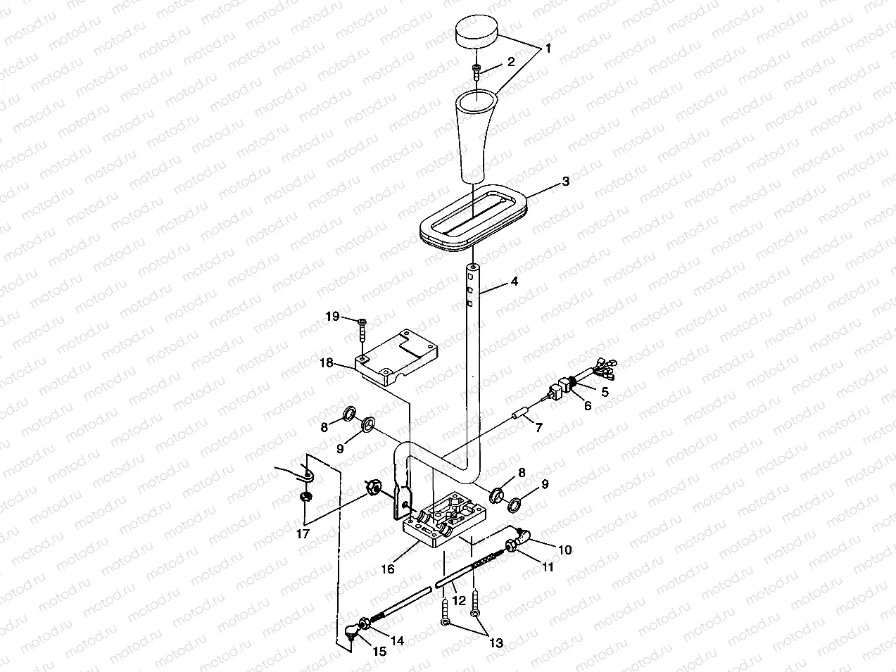 GEAR SELECTOR Trail Blazer W98BA25C (4945464546C004) | GEAR SELECTOR Trail Blazer W98BA25C (4945464546C004)