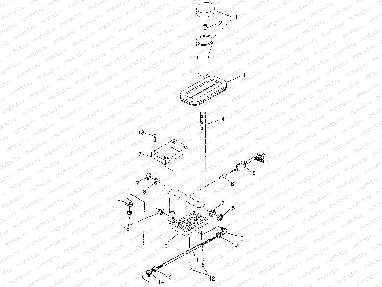 GEAR SELECTOR - W968540 (4935863586C011) | GEAR SELECTOR - W968540 (4935863586C011)