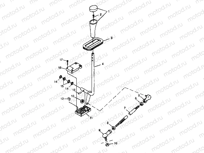 GEAR SELECTOR - W98BC50A (4944994499c010) | GEAR SELECTOR - W98BC50A (4944994499c010)