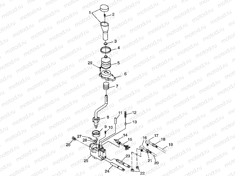 GEAR SELECTOR XPLORER 300 W97CC28C (4939813981C011) | GEAR SELECTOR XPLORER 300 W97CC28C (4939813981C011)