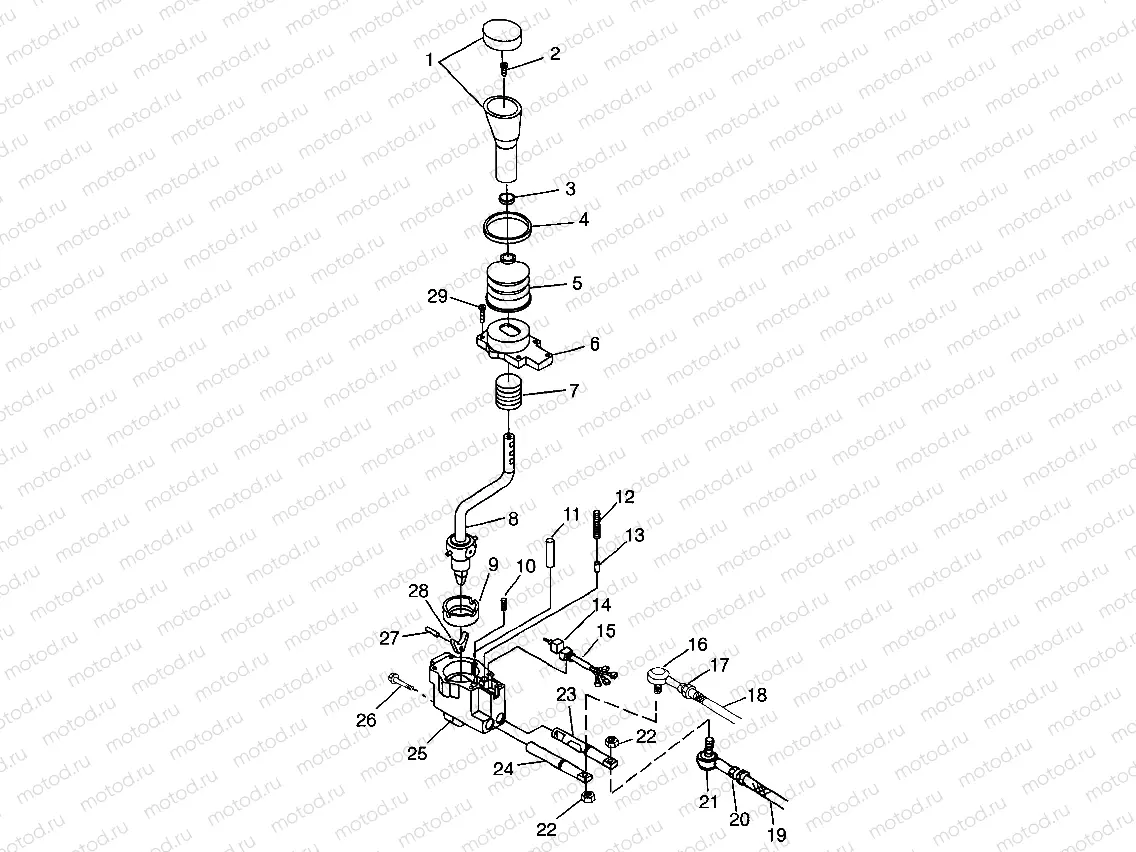 GEAR SELECTOR XPLORER 400L W97CC38C (4939753975C011) | GEAR SELECTOR XPLORER 400L W97CC38C (4939753975C011)