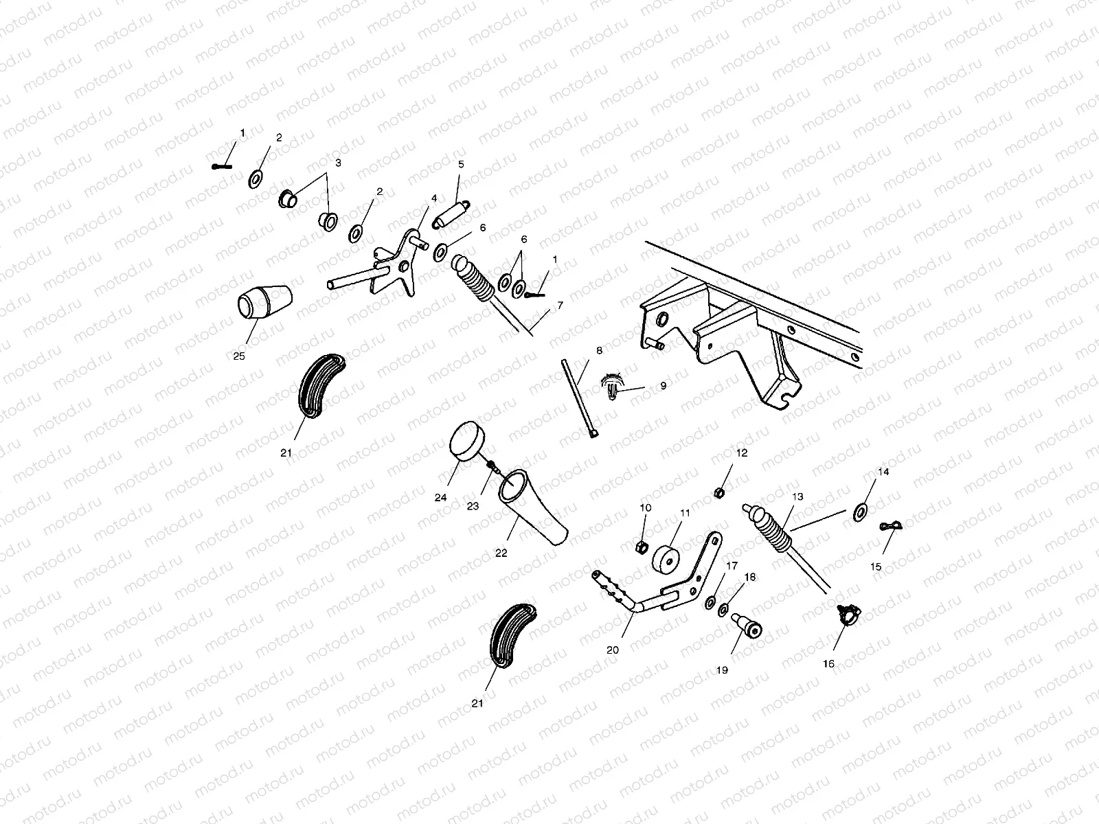 GEAR SELECTOR/DIFFERENTIAL LOCK - C10RB42AA (4976407640C13) | GEAR SELECTOR/DIFFERENTIAL LOCK - C10RB42AA (4976407640C13)