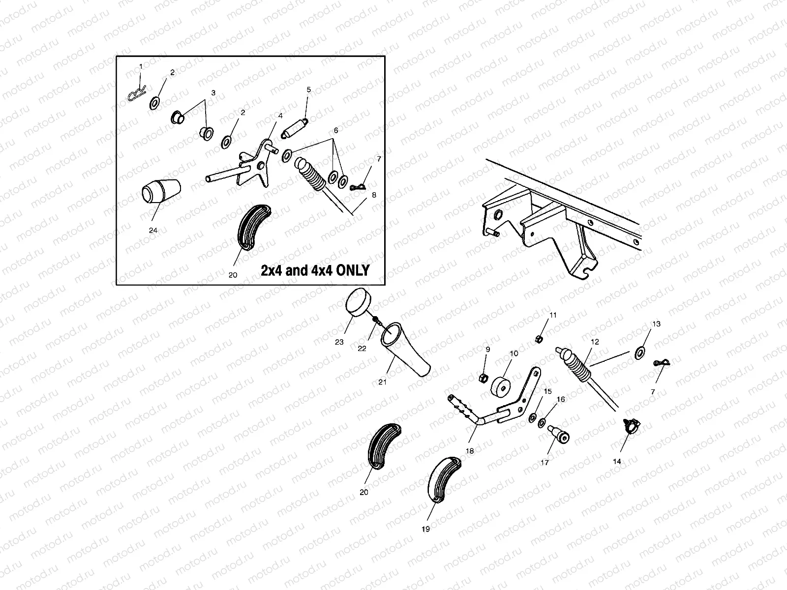 GEAR SELECTOR/DIFFERENTIAL LOCK - C11RB42AA/C11RD50AA/AB/C11RF50AA (4981898189D12) | GEAR SELECTOR/DIFFERENTIAL LOCK - C11RB42AA/C11RD50AA/AB/C11RF50AA (4981898189D12)