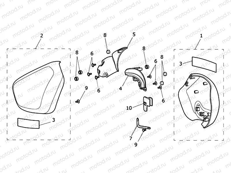 Gear Selectors & Pedal