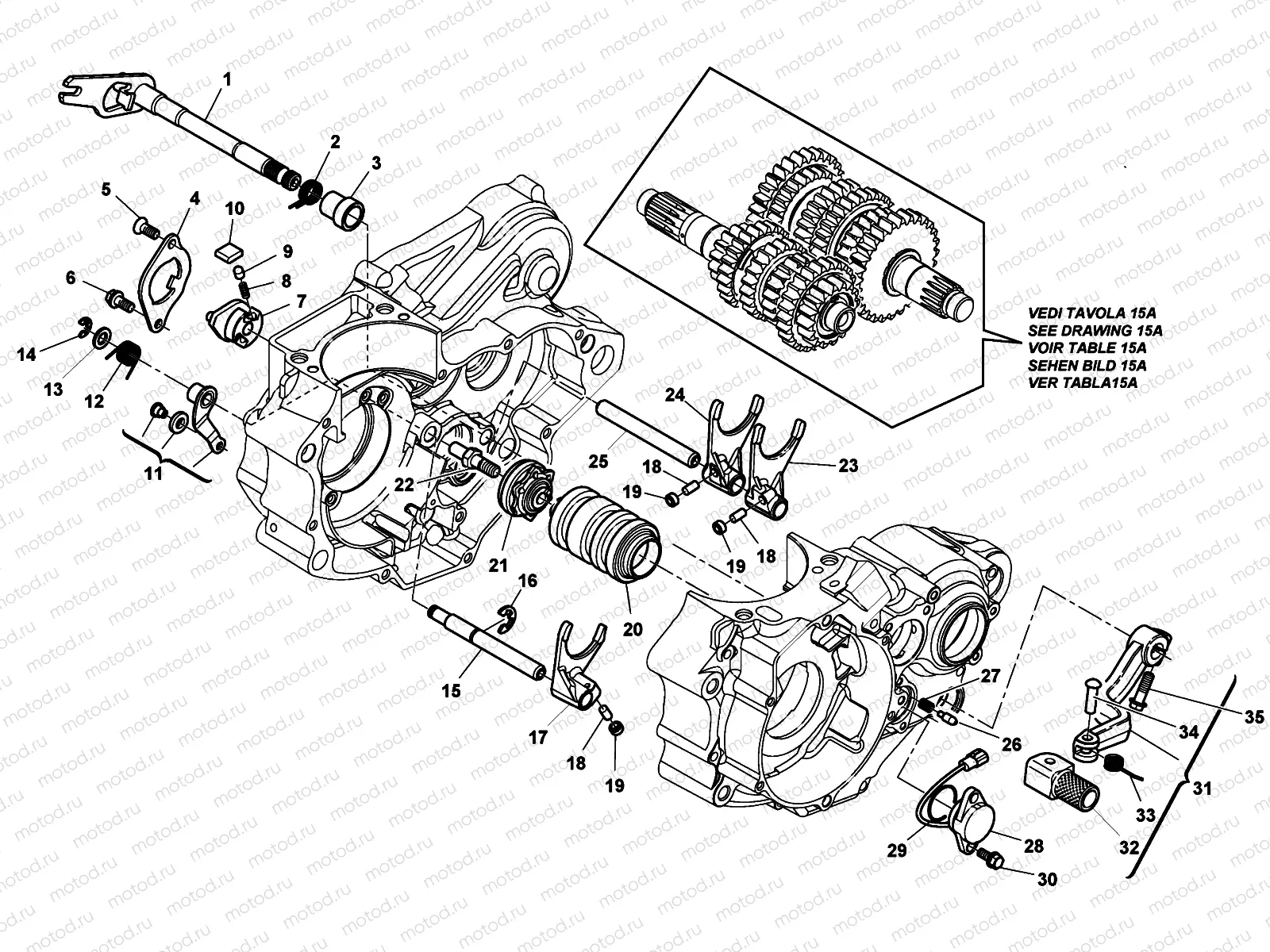 GEAR SHIFT (TE-TXC)