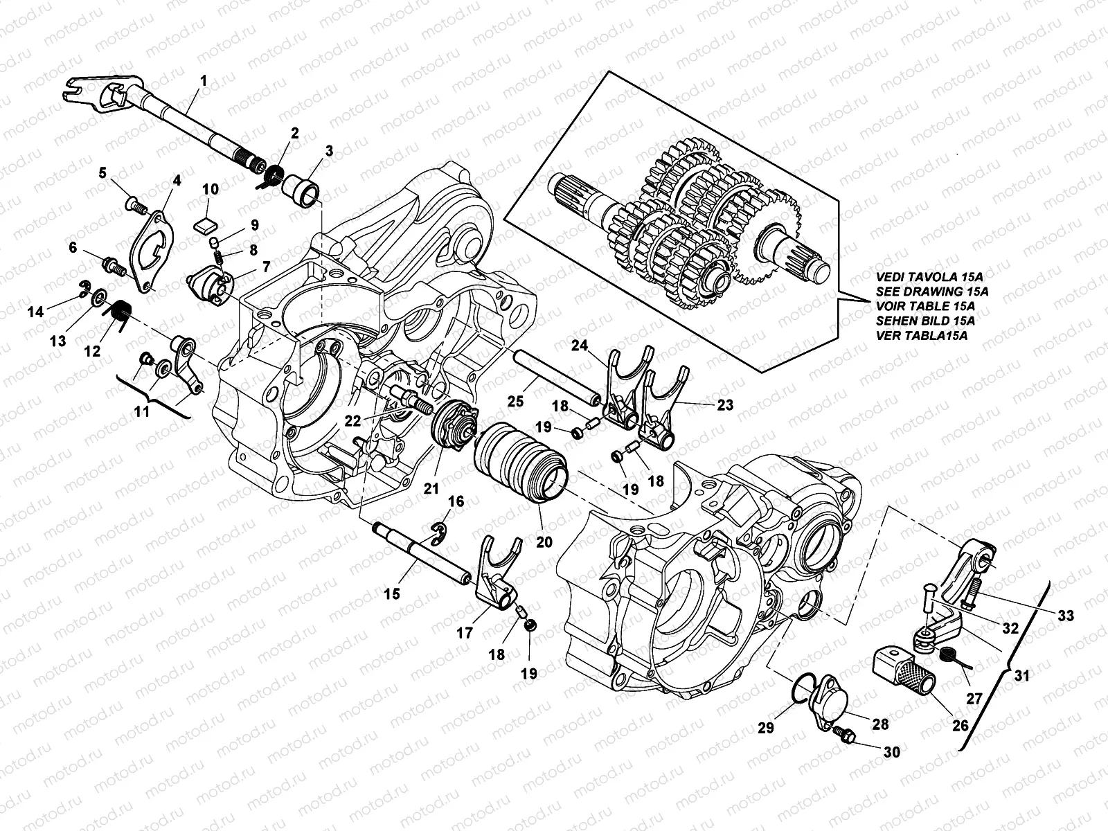 GEAR SHIFT (TE-TXC)