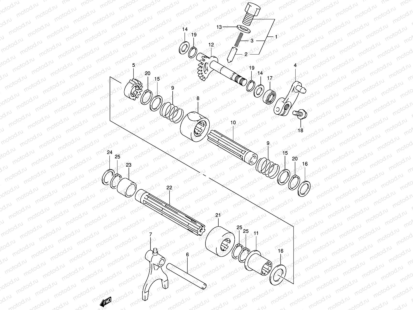 GEAR SHIFTING (2)(MODEL K4/K5/K6/K7)