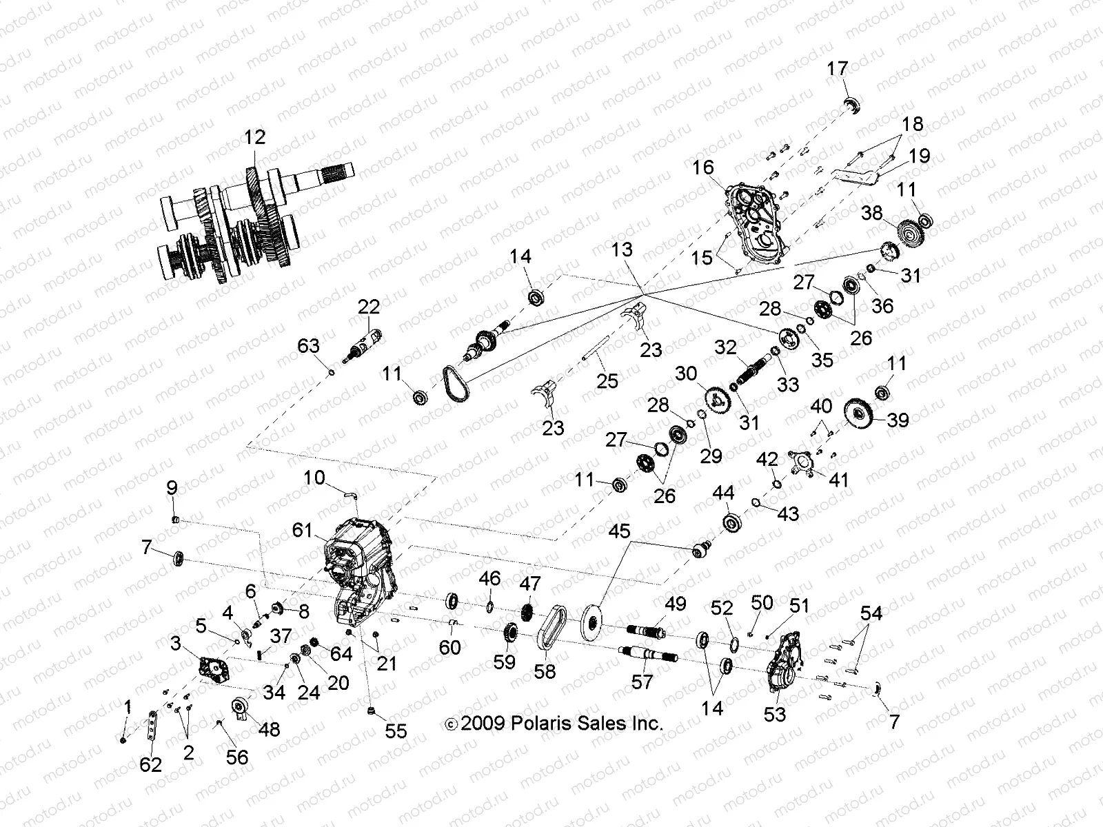 GEARCASE (6X6)(Built 7/08/02 and Before) - C11RF50AA (49RGRGEARCASEUTV6X6) | GEARCASE (6X6)(Built 7/08/02 and Before) - C11RF50AA (49RGRGEARCASEUTV6X6)