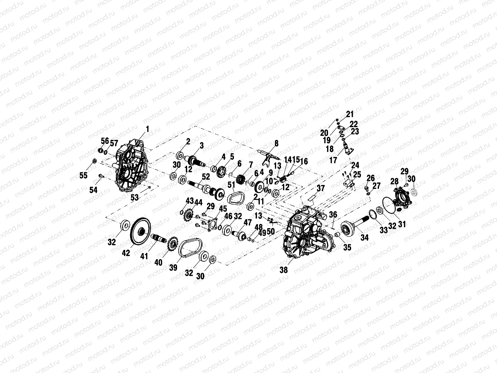 GEARCASE - A00BG50AA (4954855485C013) | GEARCASE - A00BG50AA (4954855485C013)