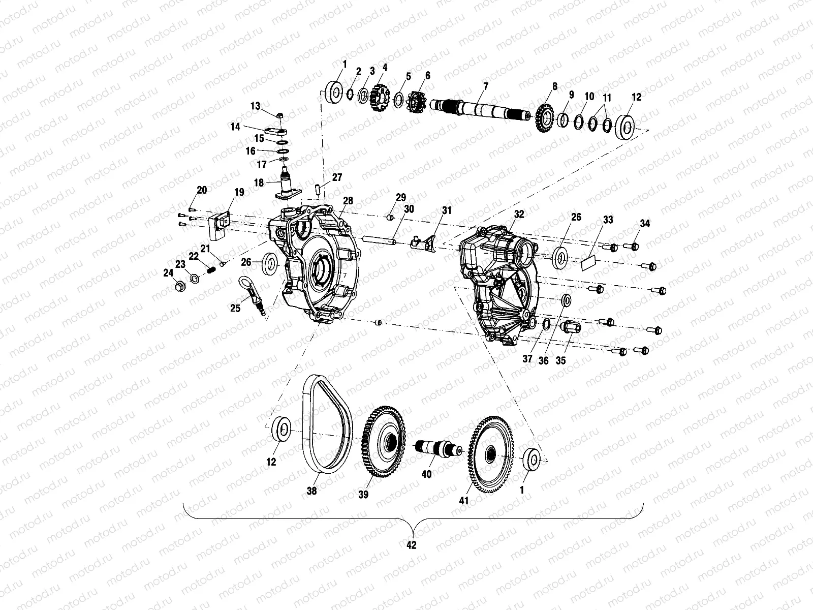 GEARCASE - A02BA50AA/AB (4969976997C07) | GEARCASE - A02BA50AA/AB (4969976997C07)