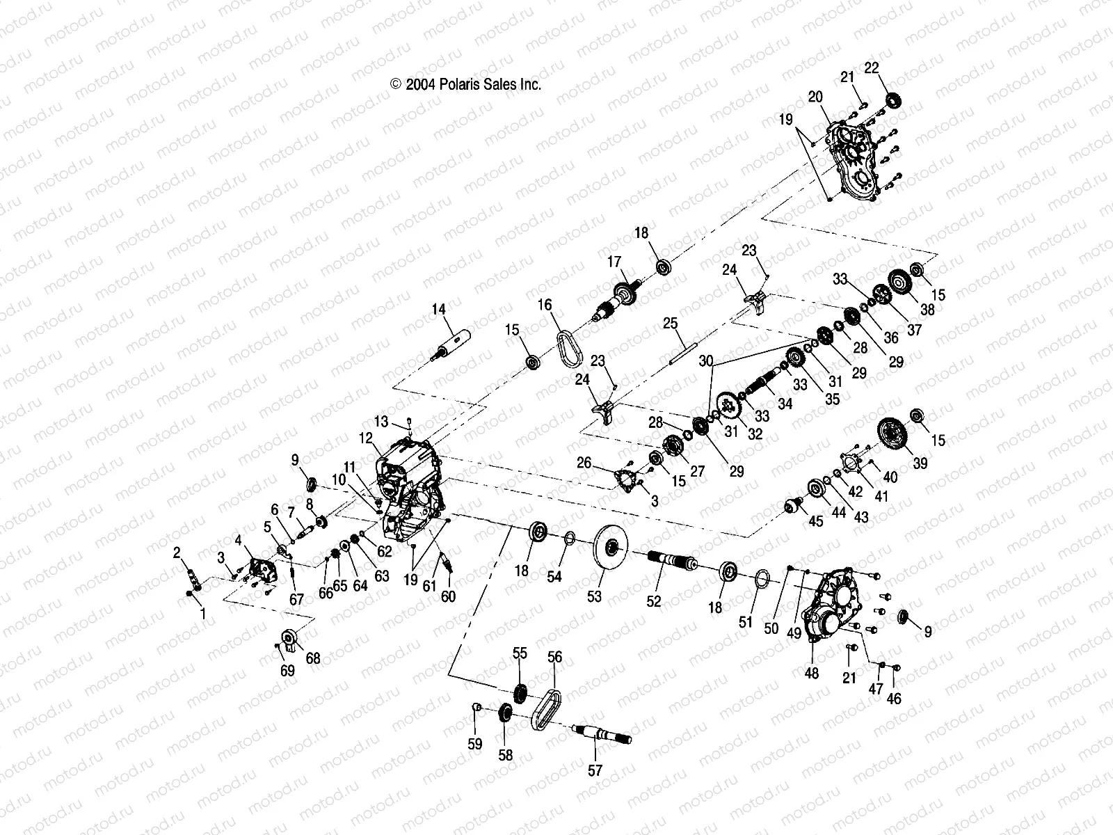 GEARCASE - A05JD32EA (4995189518D01) | GEARCASE - A05JD32EA (4995189518D01)
