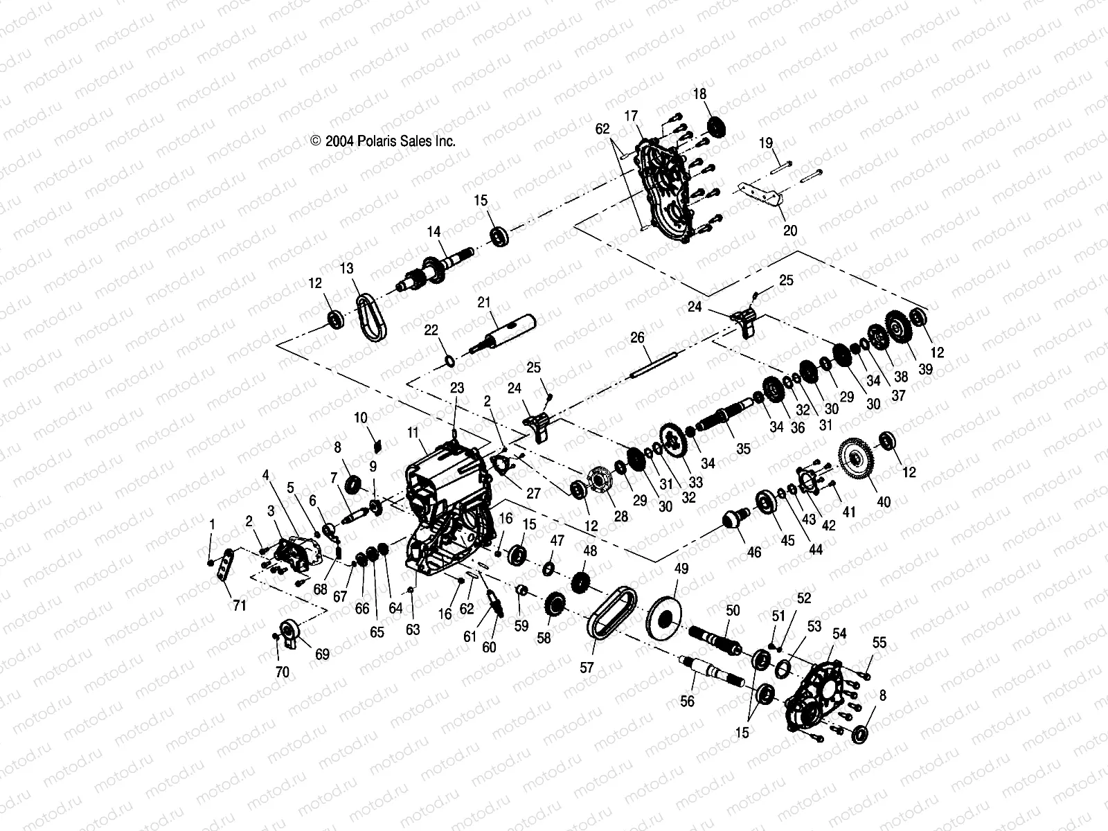 GEARCASE - A05MH68AK/AN/AD (4994229422D01) | GEARCASE - A05MH68AK/AN/AD (4994229422D01)