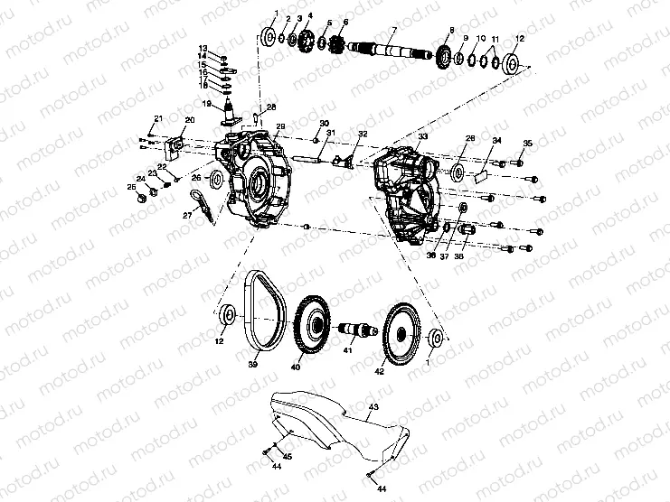 GEARCASE - A99BA25CA (4949574957c005) | GEARCASE - A99BA25CA (4949574957c005)