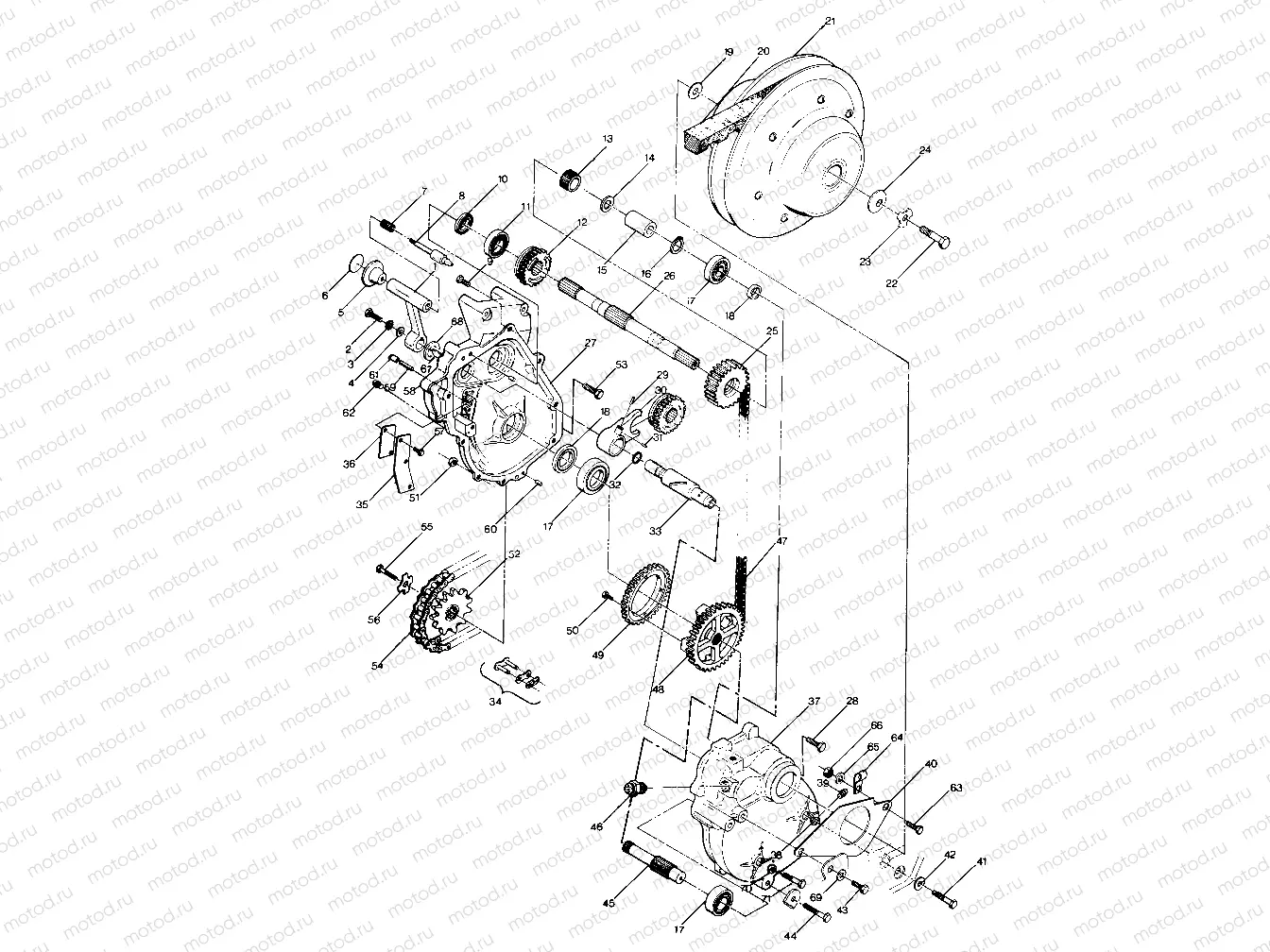 Gearcase Assembly (4913491349025A) | Gearcase Assembly (4913491349025A)