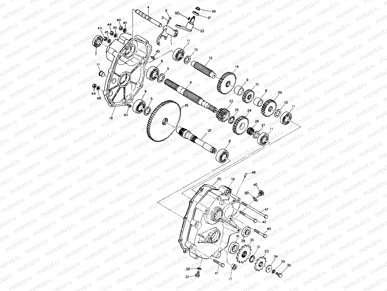 Gearcase Assembly (4913511351027A) | Gearcase Assembly (4913511351027A)