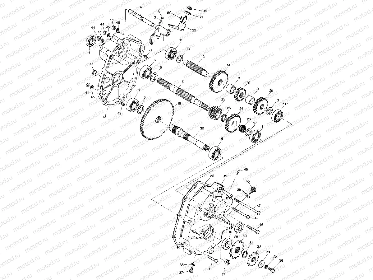 Gearcase Assembly (4913521352027A) | Gearcase Assembly (4913521352027A)