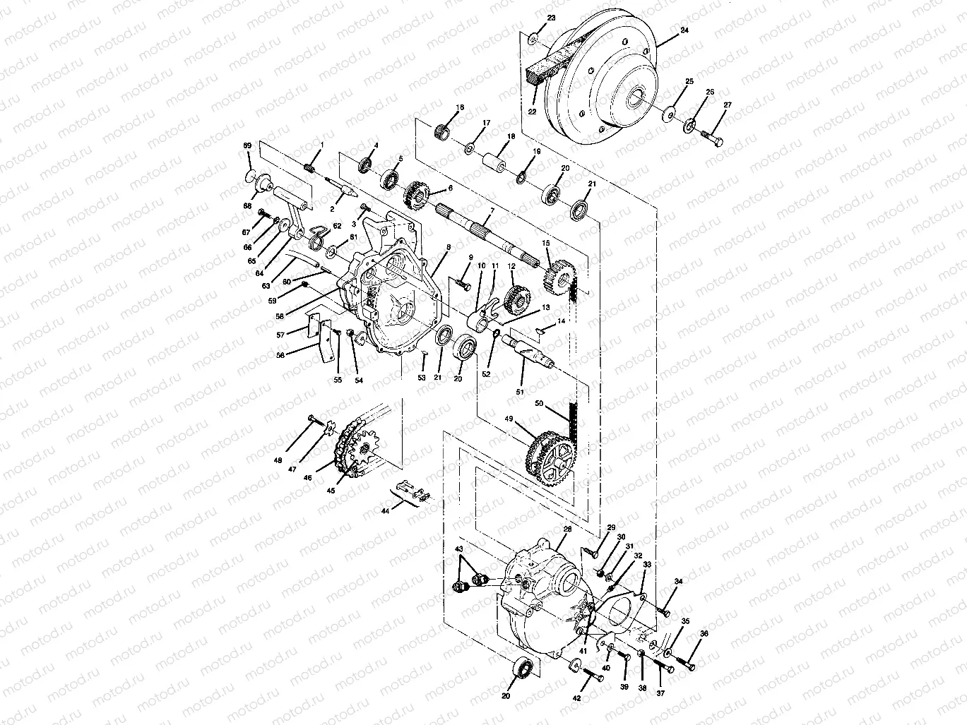 Gearcase Assembly (4914781478025A) | Gearcase Assembly (4914781478025A)