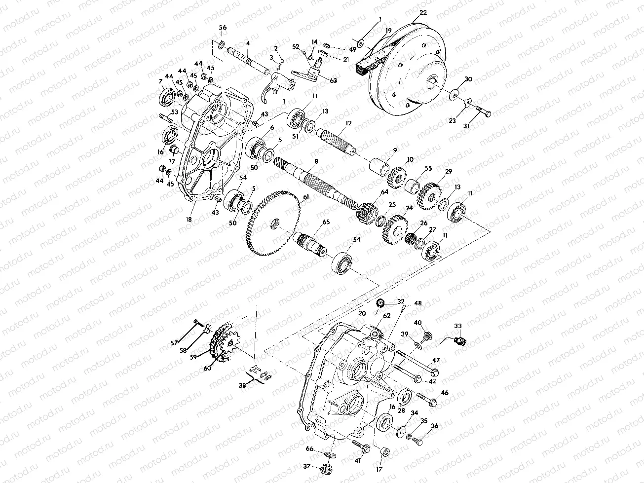 Gearcase Assembly (4917711771025A) | Gearcase Assembly (4917711771025A)