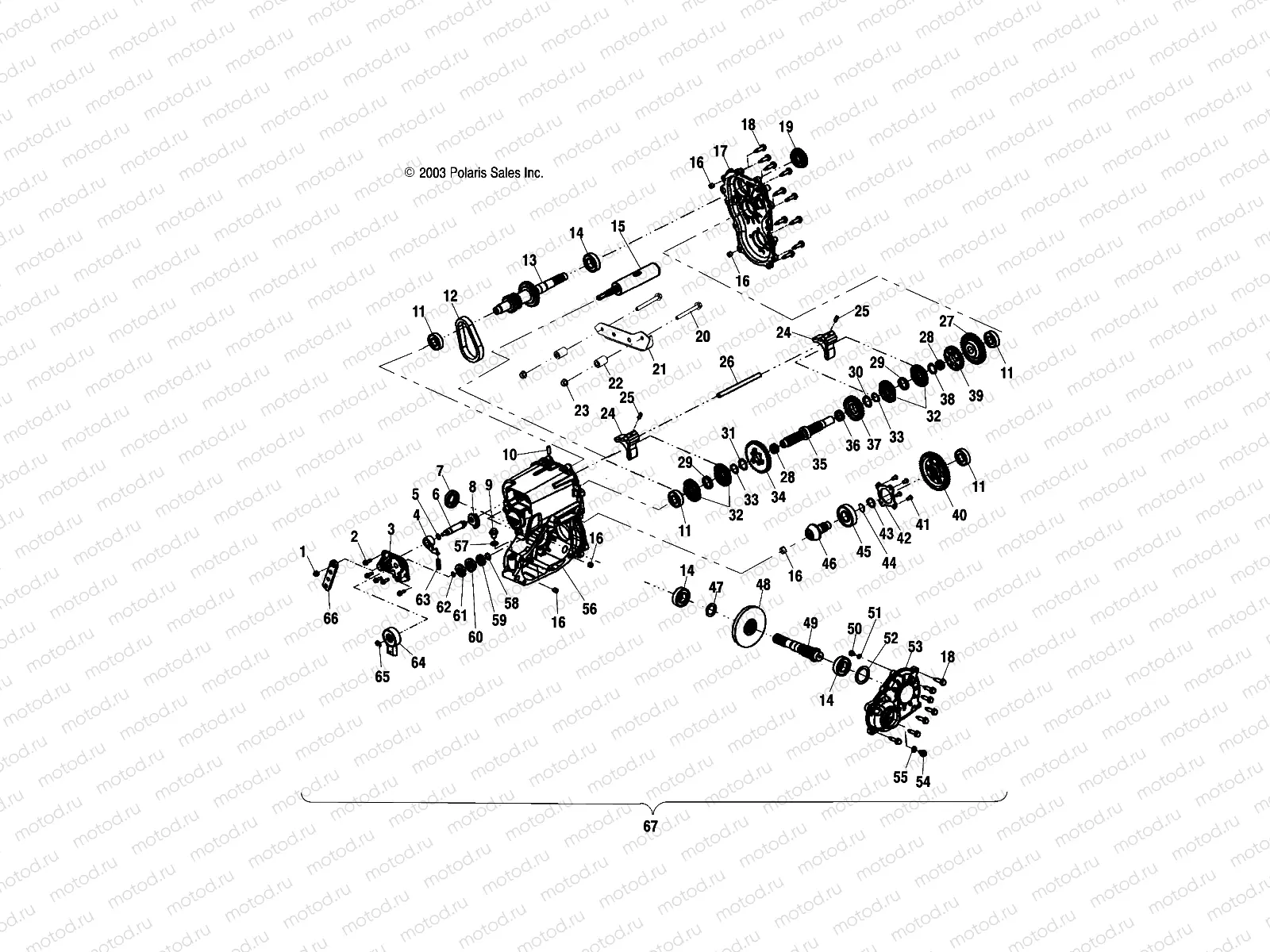 GEARCASE - C11RB63AA/AB (4985628562C05) | GEARCASE - C11RB63AA/AB (4985628562C05)