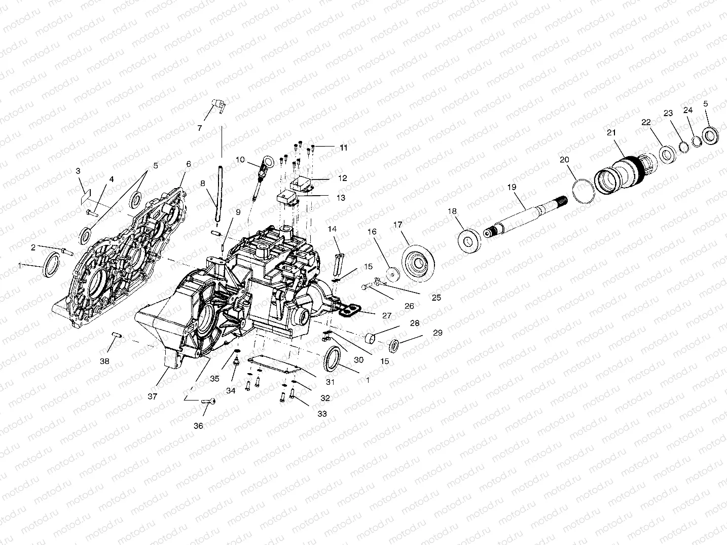 GEARCASE (Cases and Snorkel) - A01CH50EB (4964466446D001) | GEARCASE (Cases and Snorkel) - A01CH50EB (4964466446D001)
