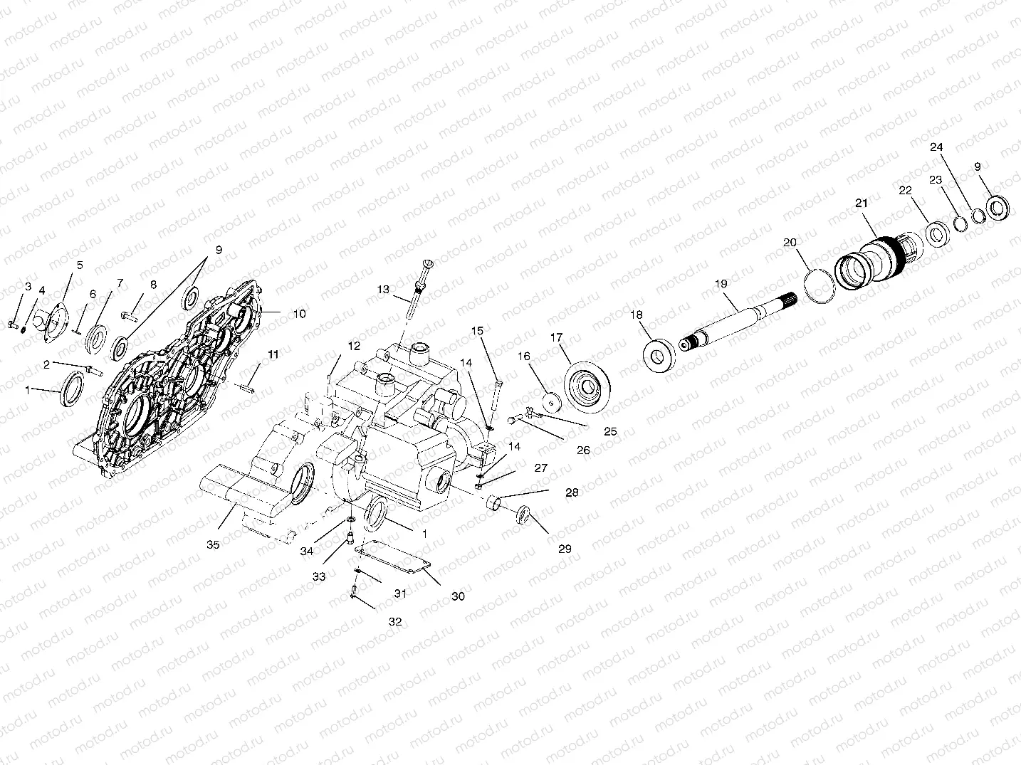 GEARCASE (Cases and Snorkel) - A99CH45IA (4949154915C014) | GEARCASE (Cases and Snorkel) - A99CH45IA (4949154915C014)