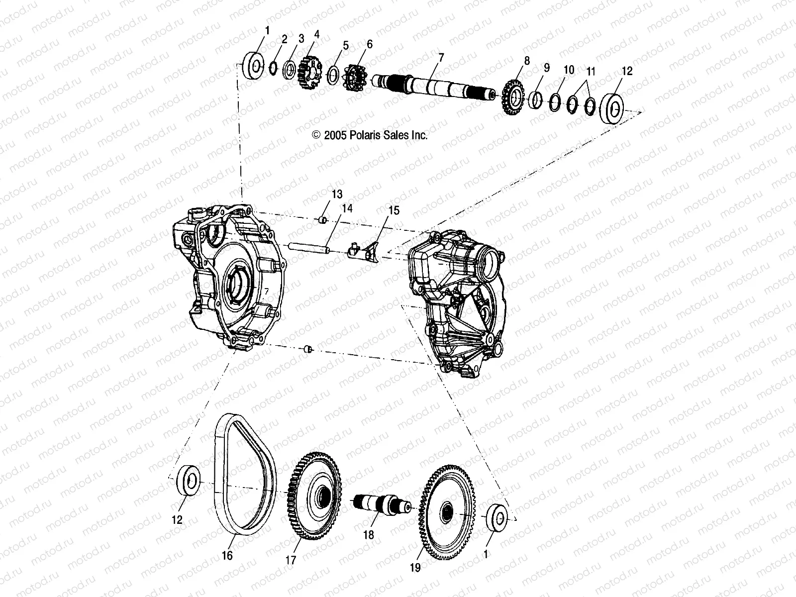GEARCASE | GEARCASE, INTERNAL - A06CA32AA/AB (4999202939920293C03)