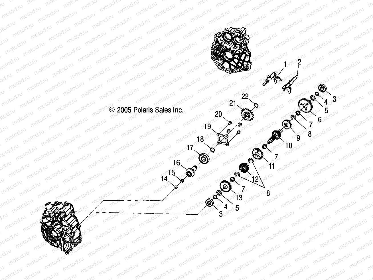GEARCASE | GEARCASE, INTERNAL - A06CL50AA (4999201649920164C14)