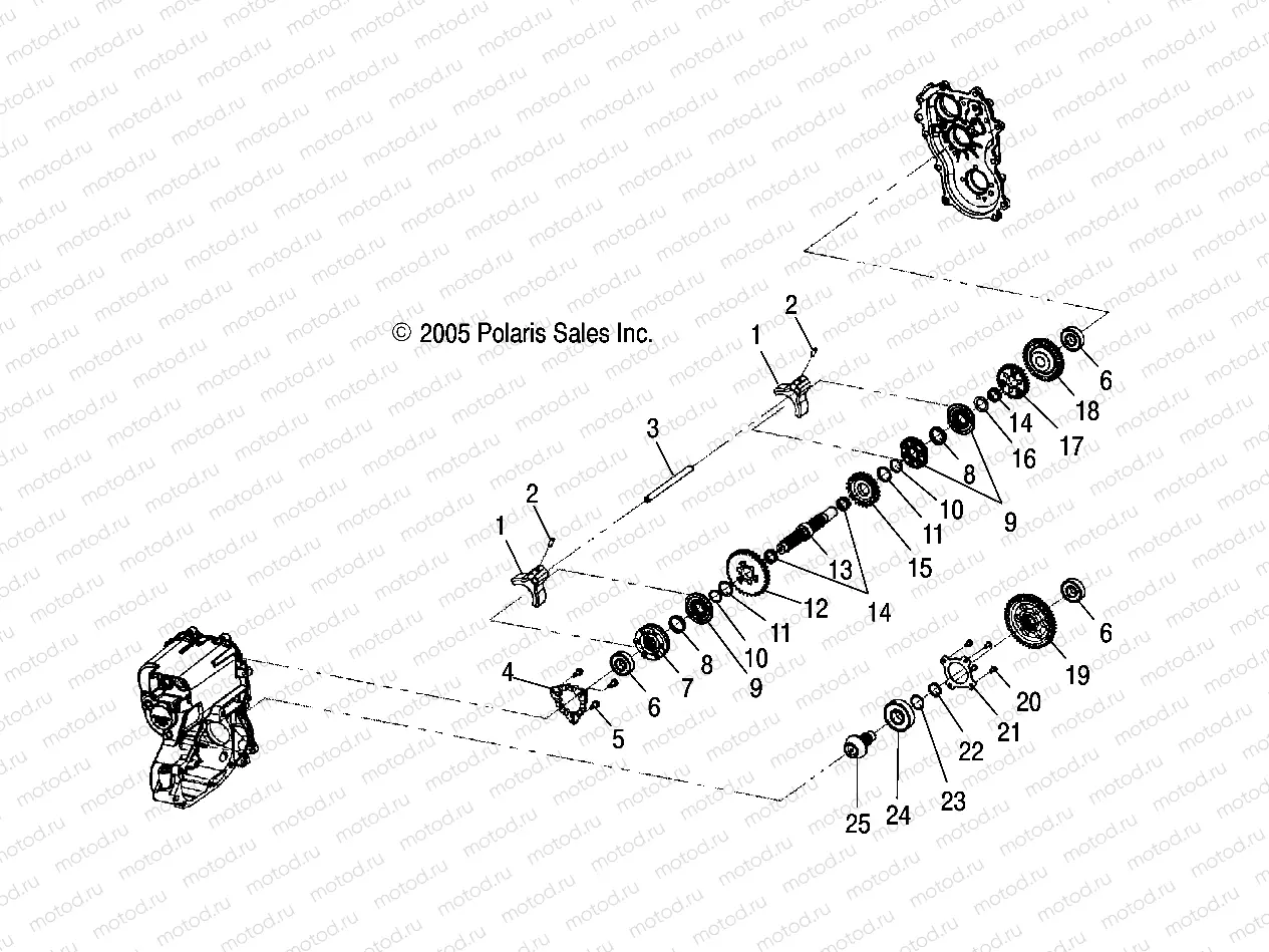 GEARCASE | GEARCASE, INTERNAL COMPONENTS - A06CD32AA/AB/AC (4999201699920169C05)