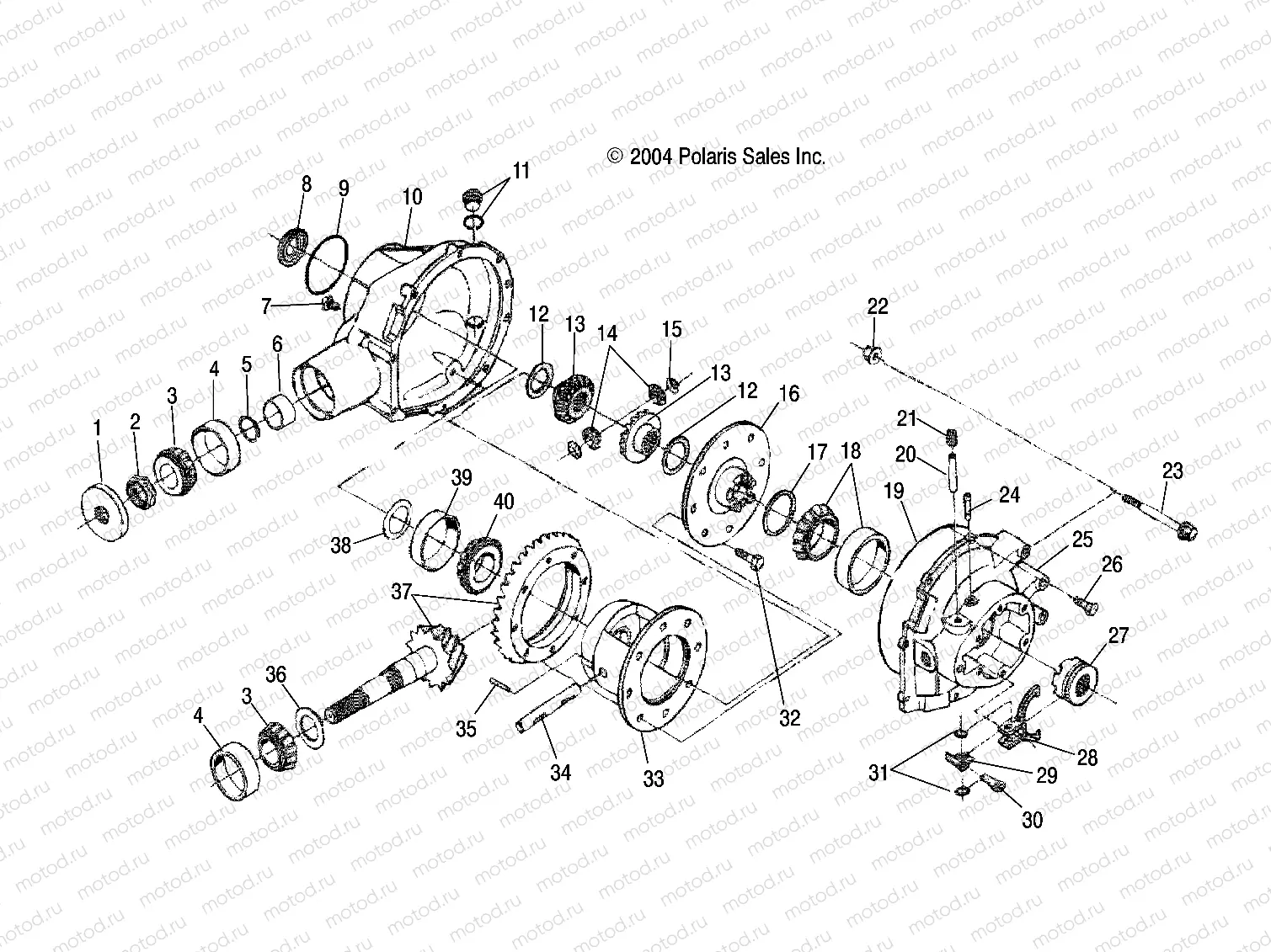 GEARCASE | GEARCASE, REAR - R05RD68AA/AB (4998269826D02)