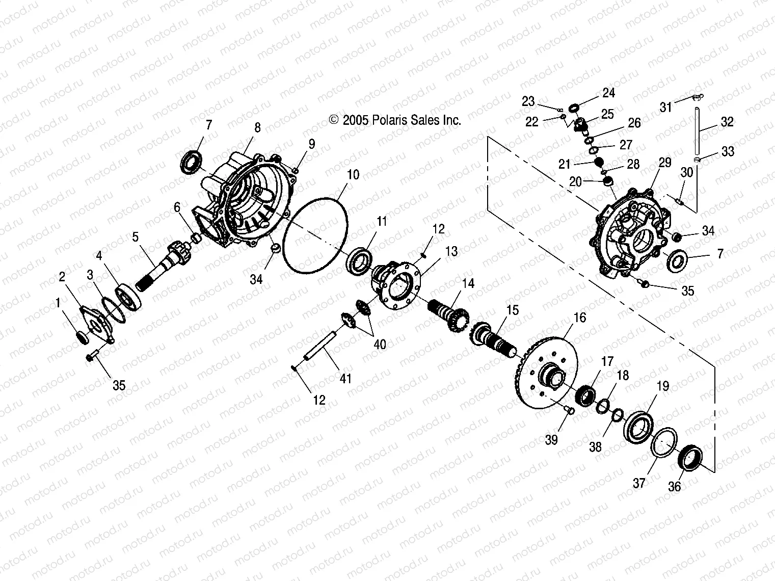GEARCASE | GEARCASE, REAR - R06RB63AA (4999202159920215C07)