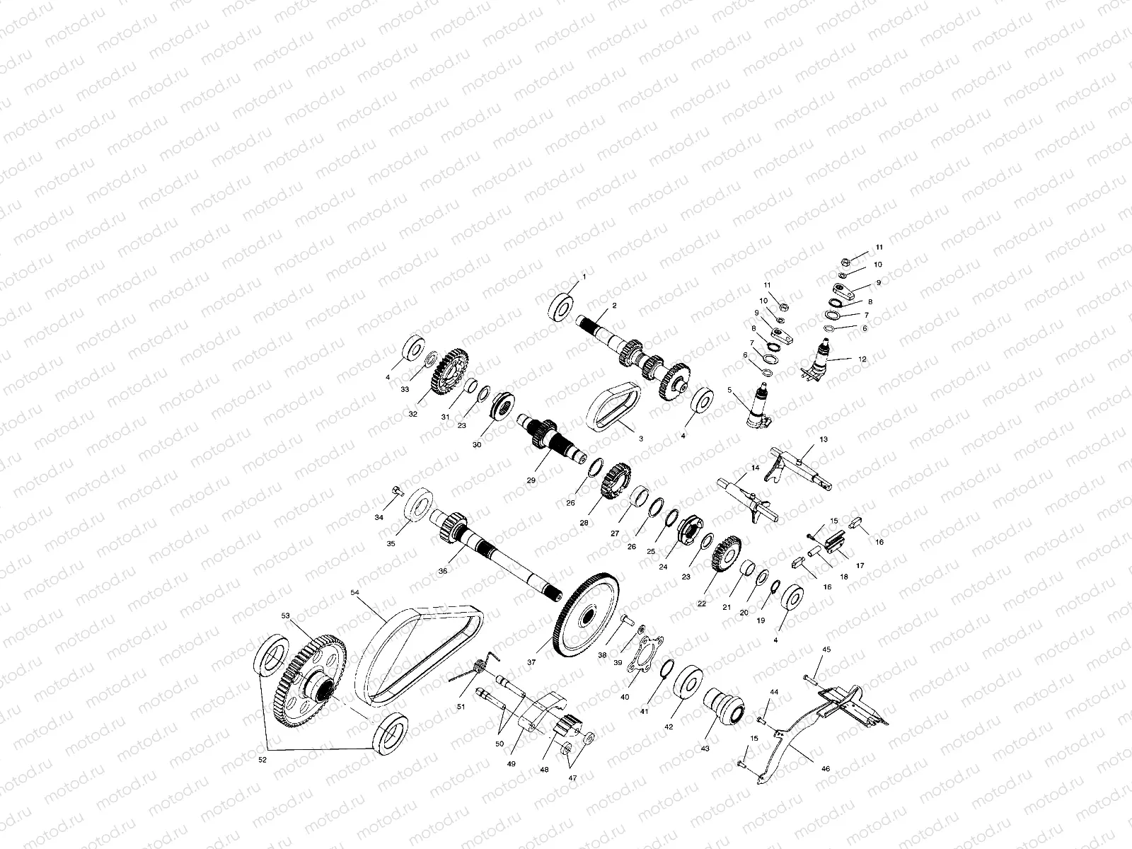 GEARCASE (Internal Components) - A99CH33IA (4949884988d001) | GEARCASE (Internal Components) - A99CH33IA (4949884988d001)