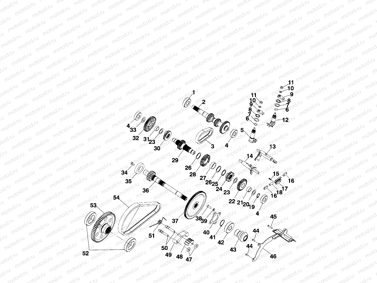 GEARCASE (Internal Components) - A99CH45CA (4949154915D001) | GEARCASE (Internal Components) - A99CH45CA (4949154915D001)