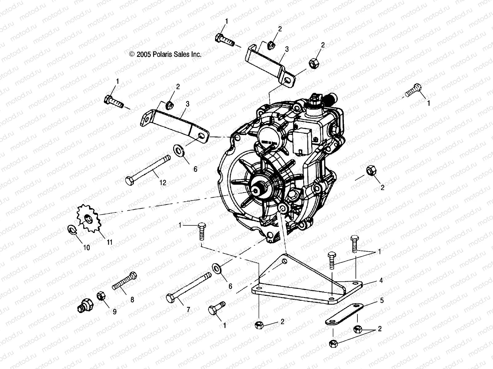 GEARCASE MOUNTING - A06BA25CA (4999201499920149C04) | GEARCASE MOUNTING - A06BA25CA (4999201499920149C04)