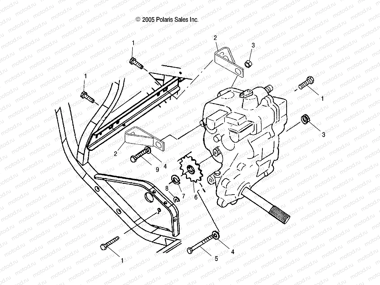 GEARCASE MOUNTING - A06BG50AA/FA (4999201549920154B11) | GEARCASE MOUNTING - A06BG50AA/FA (4999201549920154B11)