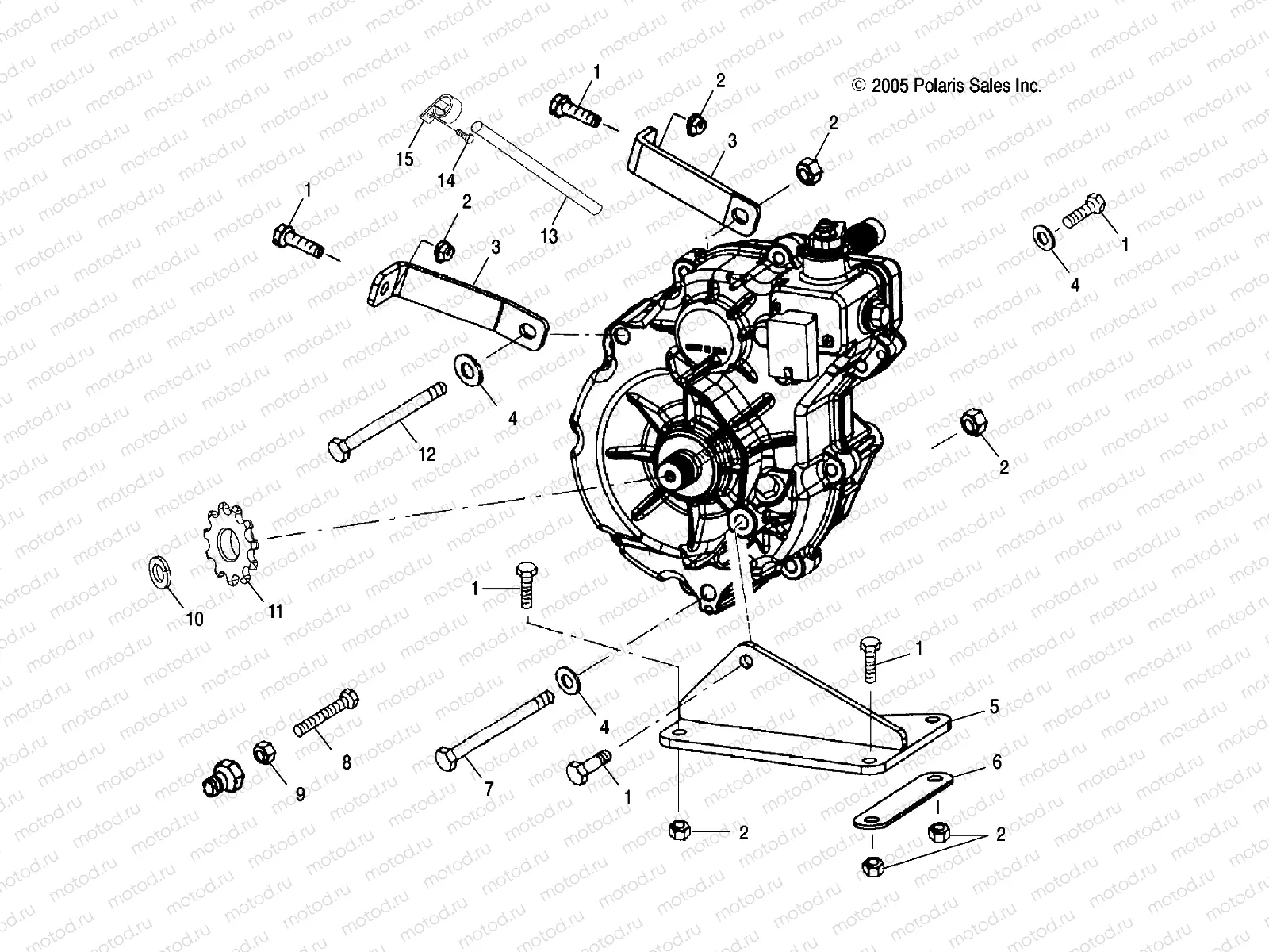 GEARCASE MOUNTING - A06CA32AA/AB (4999202939920293C01) | GEARCASE MOUNTING - A06CA32AA/AB (4999202939920293C01)