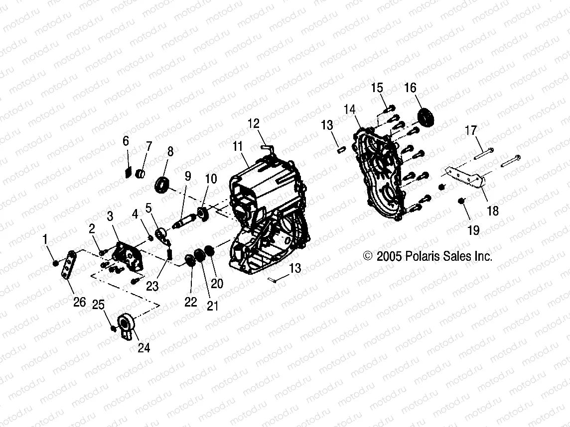 GEARCASE - R06RD50AB/AC (4999203249920324D04) | GEARCASE - R06RD50AB/AC (4999203249920324D04)