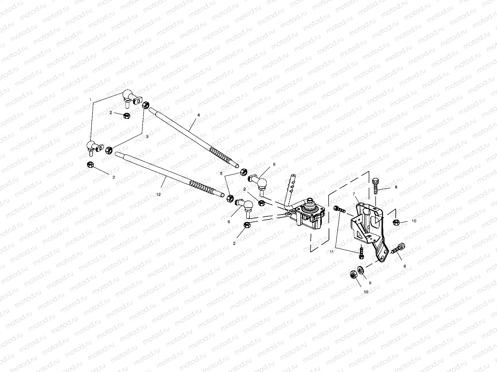 GEARCASE SELECTOR MOUNTING - A00CB32AA (4949354935C009) | GEARCASE SELECTOR MOUNTING - A00CB32AA (4949354935C009)