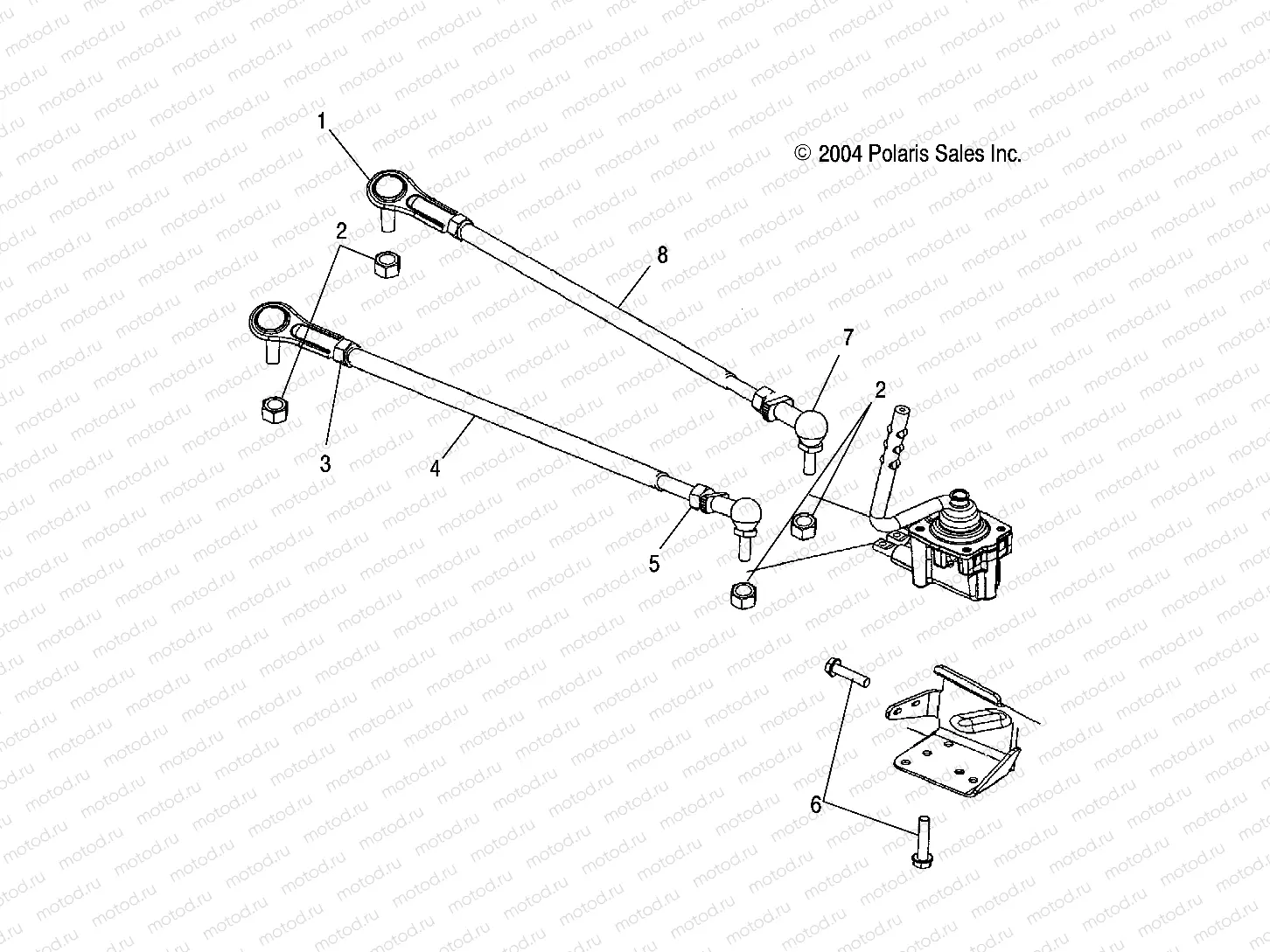 GEARCASE SELECTOR MOUNTING - A05CL50AA (4995019501C12) | GEARCASE SELECTOR MOUNTING - A05CL50AA (4995019501C12)