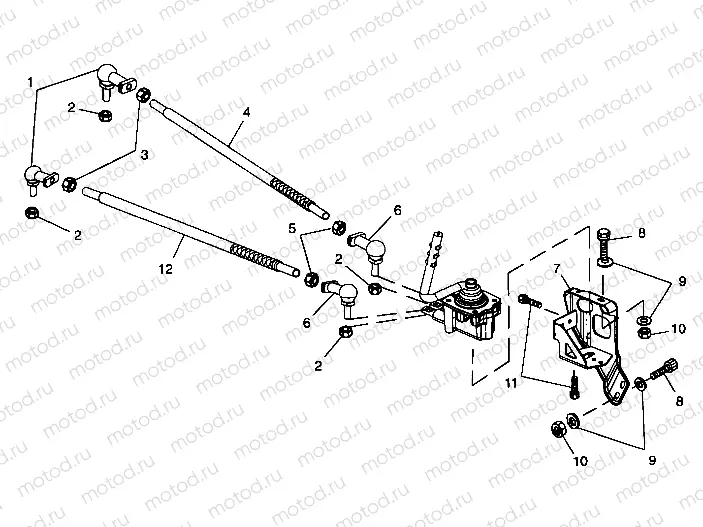 GEARCASE SELECTOR MOUNTING - A99CD50AA (4949254925C013) | GEARCASE SELECTOR MOUNTING - A99CD50AA (4949254925C013)