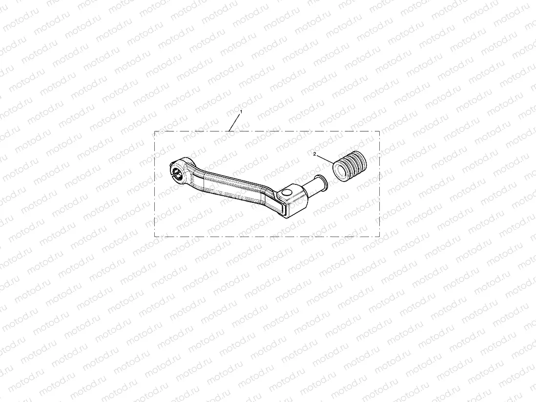 Gearchange Pedal Assy