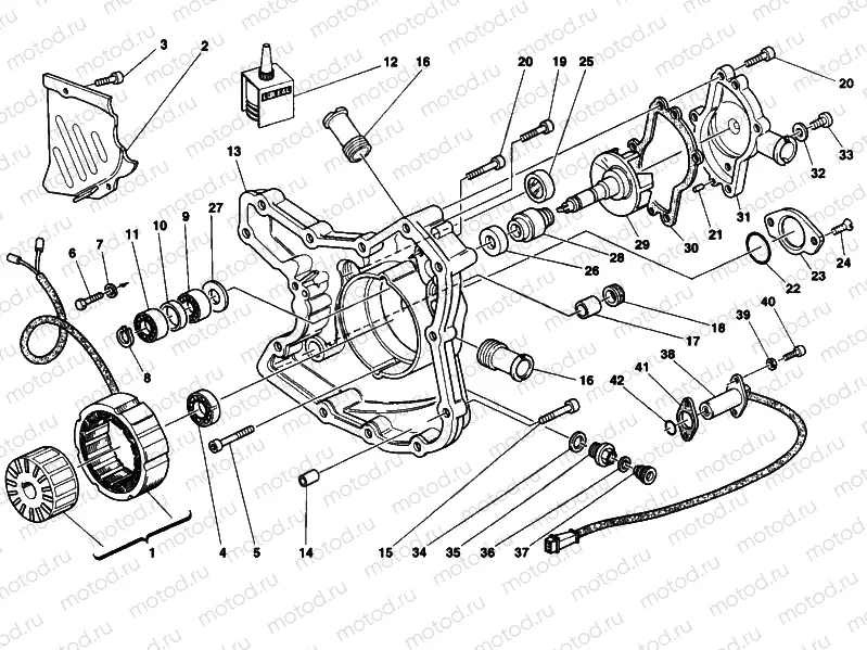 GENERATOR COVER DMM 003124> » IGNITION SYSTEM