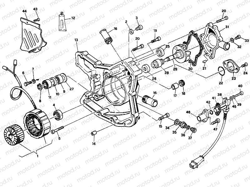 GENERATOR COVER » IGNITION SYSTEM