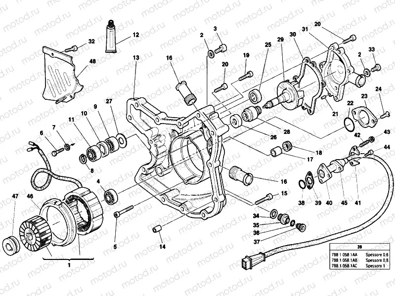 GENERATOR COVER » IGNITION SYSTEM