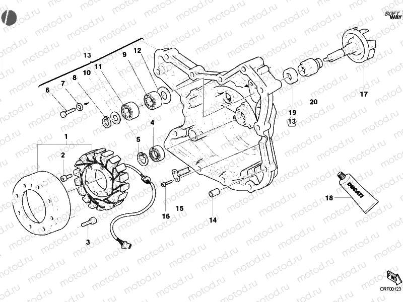 GENERATOR COVER » IGNITION SYSTEM
