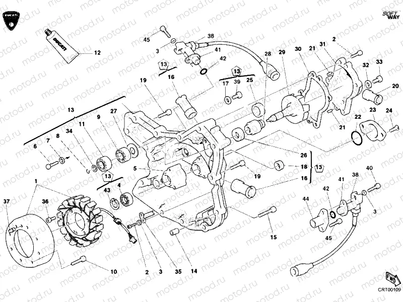 GENERATOR COVER » IGNITION SYSTEM