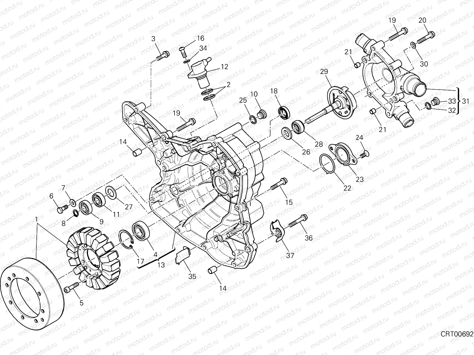 GENERATOR COVER [MOD:MS1200SA]