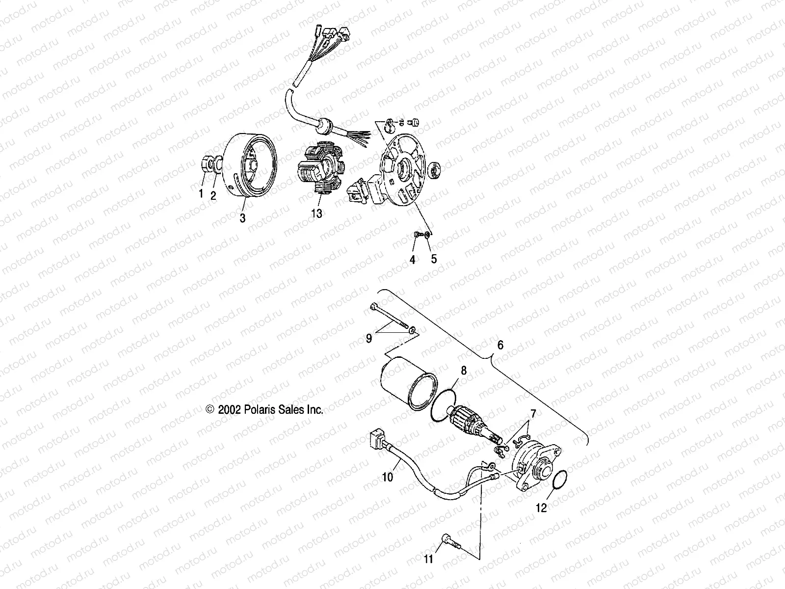 GENERATOR/STARTING MOTOR - A03KA09CA/CB (4983138313C02) | GENERATOR/STARTING MOTOR - A03KA09CA/CB (4983138313C02)